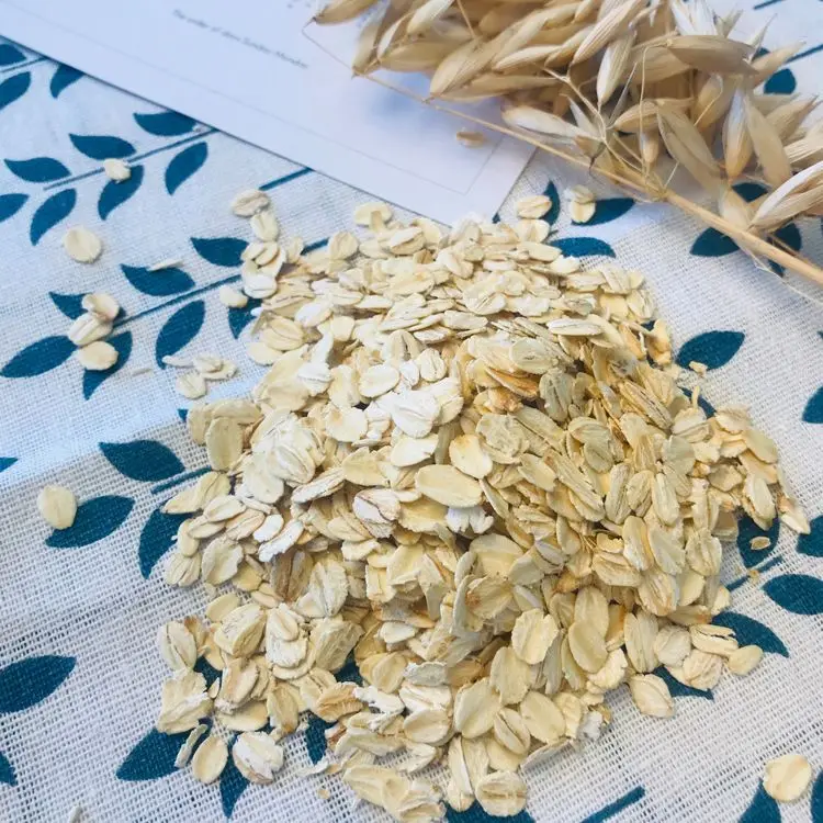 Ready-to-eat large oatmeal 25KG large package oatmeal breakfast cereal food raw materials manufacturers cornmeal