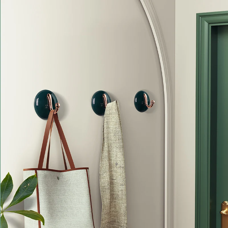 New Patent Product Novelty Stick Hooks Wall Mount Hanging Key Hooks Shower Door Hook