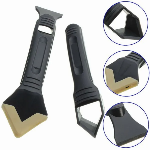 3 Piece Silicone Sealant Remover & Smoothing Kit Caulk Removal Tool