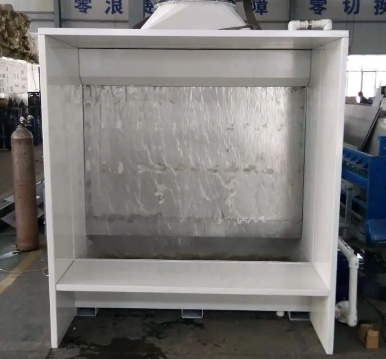 Water Curtain Small Paint Spray Booths and Cabinet For Furniture And Equipment Surface Coating