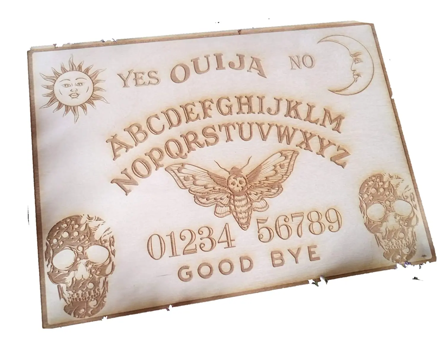 Доска Tailai Ouija с Луной деревянная кристаллическая сетчатая доска готический или ведьминый декор духовая игра оккультная практика подарок на