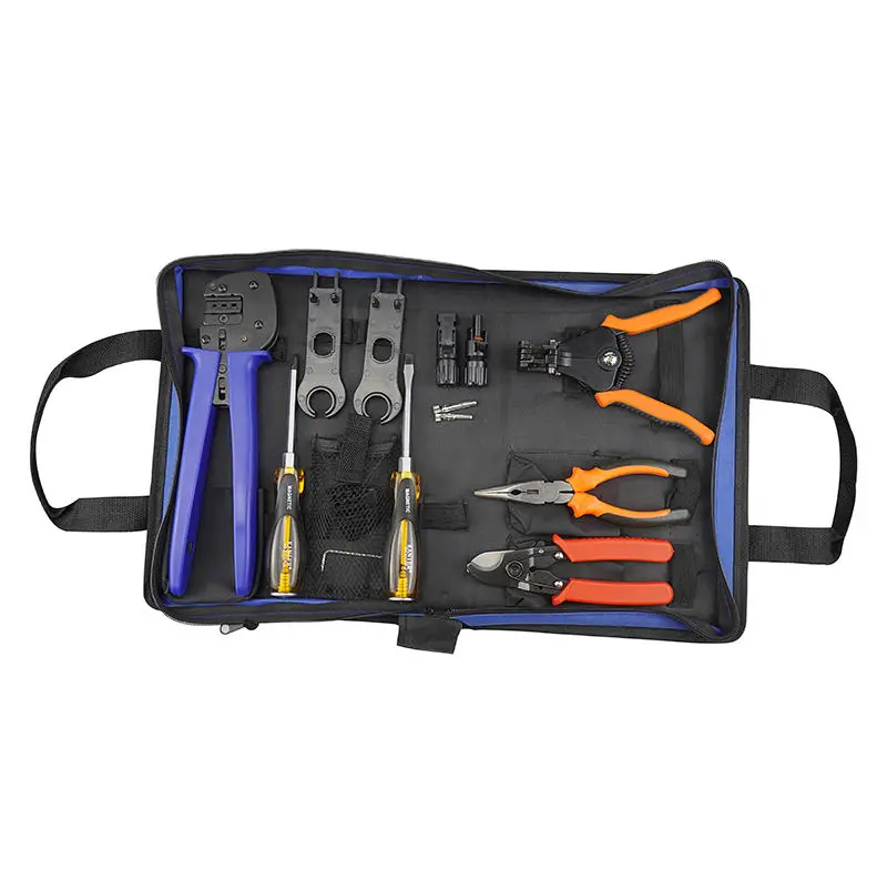 Brand New C4K-B Solar Pv Cable Crimping Tool Kits With Small Crimping Pliers For Solar PV System