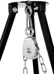 BBQ Dutch Oven Grill Tripod Portable hanging Barbecue Grill Dutch Oven Tripod Height Adjustable hanging barbecue Tripod
