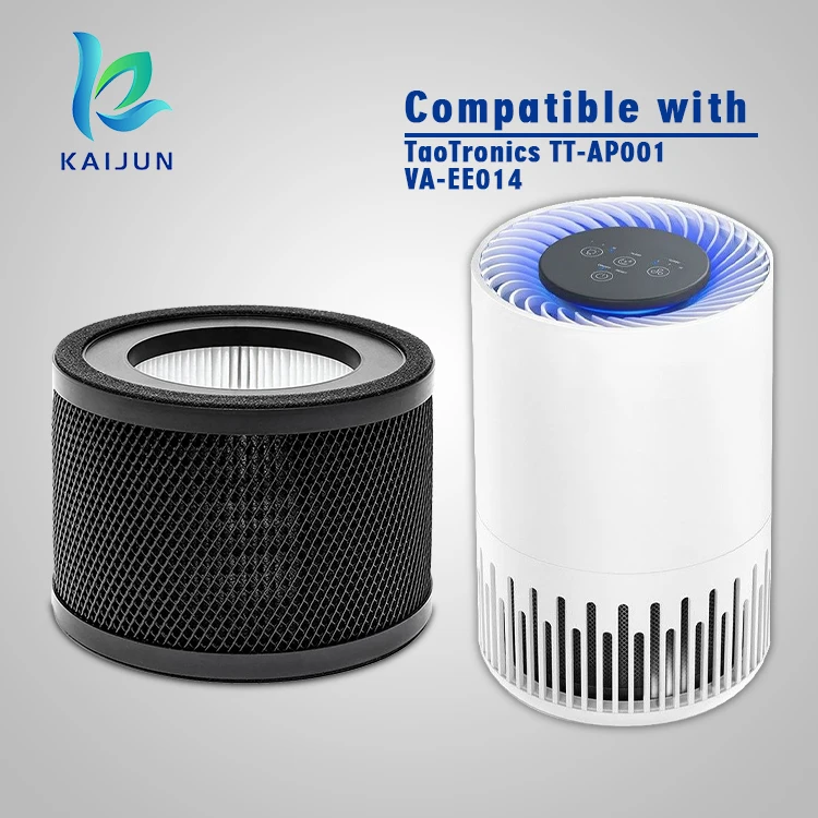 3-in-1 hepa cylindric replaced air purifier filters part compatible for taotronicss tt-ap001 vava va-ee014 sale