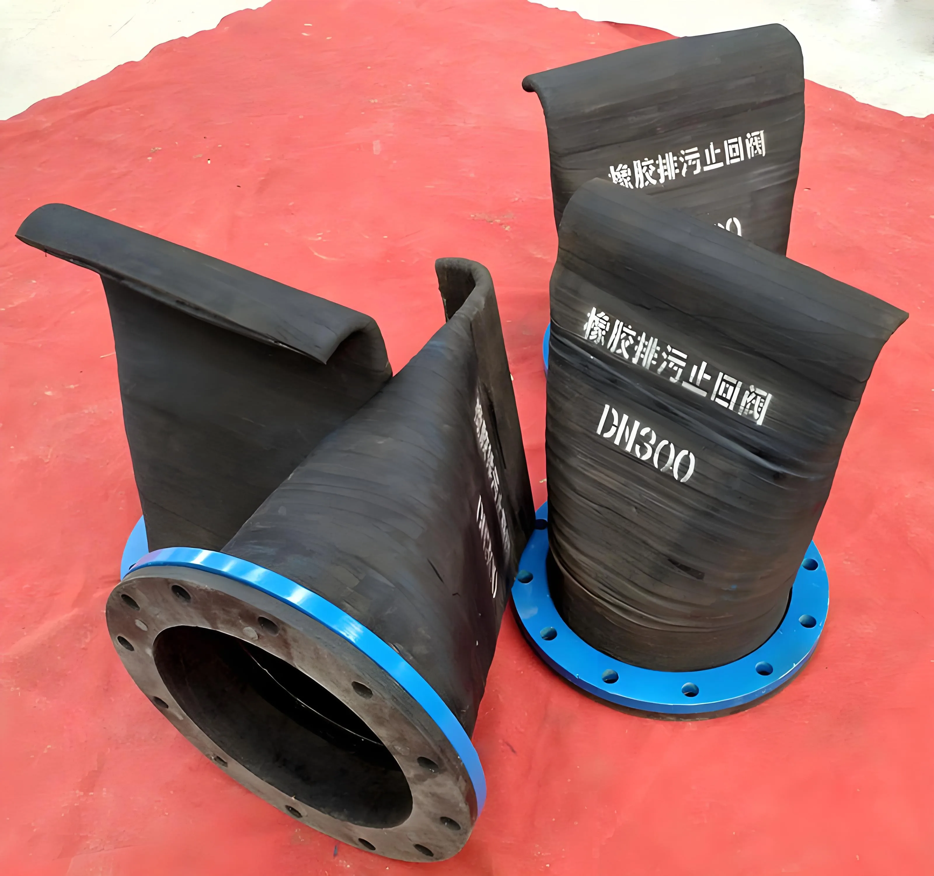 SS304 Flanged EPDM Neoprene Rubber Duckbill Check Valve Factory Drain Sewage Backflow Preventer Water Hydraulic Stop