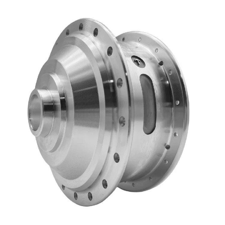 Aluminium Alloy Die-Cast Hub Motor Wheel for E-Bikes Brushless Geared Wheel with Powder Pattern Metal Die Casting Service