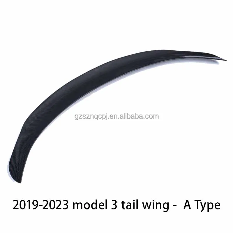 cmst spoiler  for tesla model 3 2019-2023 design universal auto parts Rear ducktail wing car trunk diffuser body kit