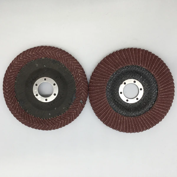 Curved Flap Disc Calcined Aluminium Abrasive Disc Wheel Fiberglass Backing Curved for Metal Wood Steel 4 5 7 inch 100 115 125