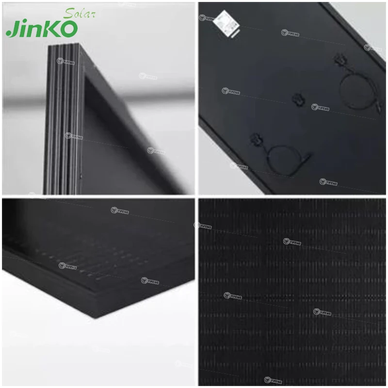 Jinko Solar Panel Tiger Neo 54HL4R-BDB 430W 435W 440W 445W 450W All Black bifacial Module With Dual Glass Rotterdam Warehouse