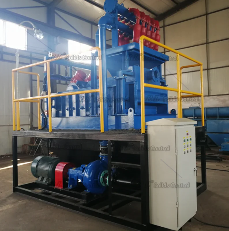 Mud purification equipment is used on field construction sites