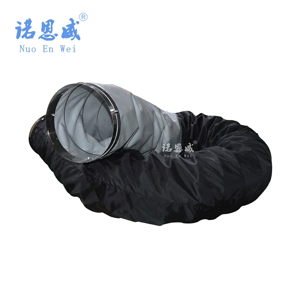200mm-800mm 8-32inch customizable fiberglass round high temperature air duct high temperature flexible duct
