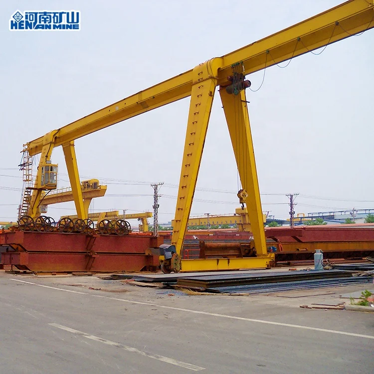 Kuangyuan Brand Standard 5 ton 10 ton Gantry Crane Electric Hoist Single Girder Gantry Crane