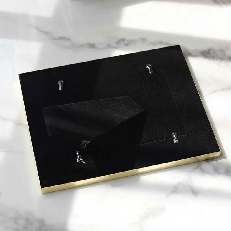 Modern light luxury model room leather photo frame leather photo frame set decoration picture frame soft decoration 6 inch 7 inc