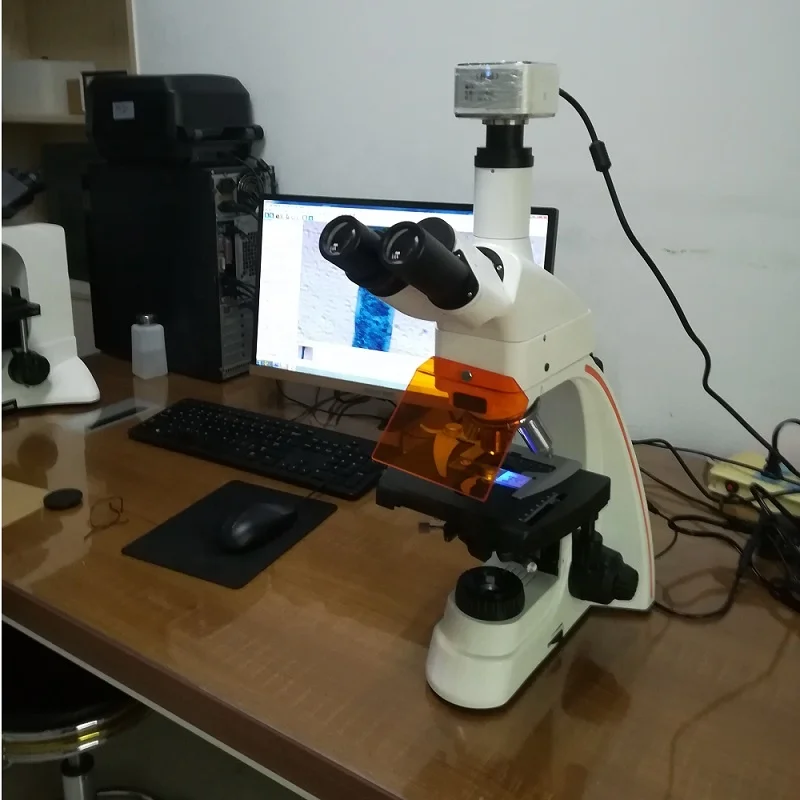 5MP 6.3MP measurement  microscope camera with Focus stacking and image stitching can capture image record video measure