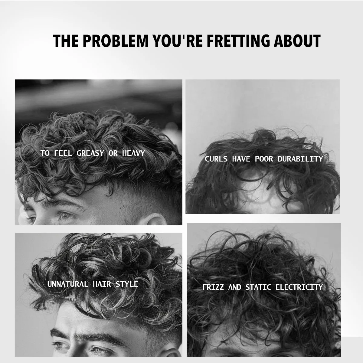 BARBERPASSION CNPC GMPC certificate men control cream curly hair curl styling defining cream for men private label