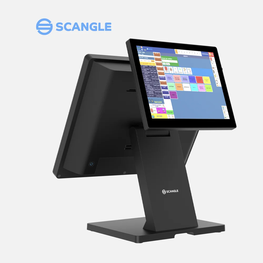 Wancangle совместимый дизайн 15 дюймов Windows/Android POS терминал система с быстрым обслуживанием и предложение по низкой цене