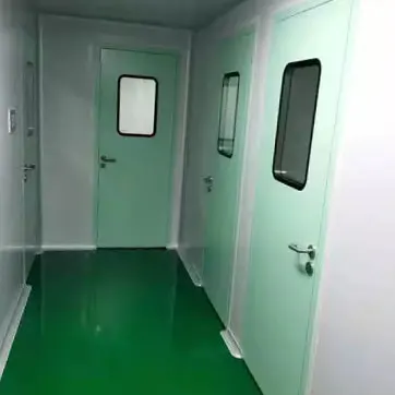Stainless Steel Modular Airtight Hermetic Manual Medical Cleanroom Swing Gmp Laboratory Industrial Cleanroom Door