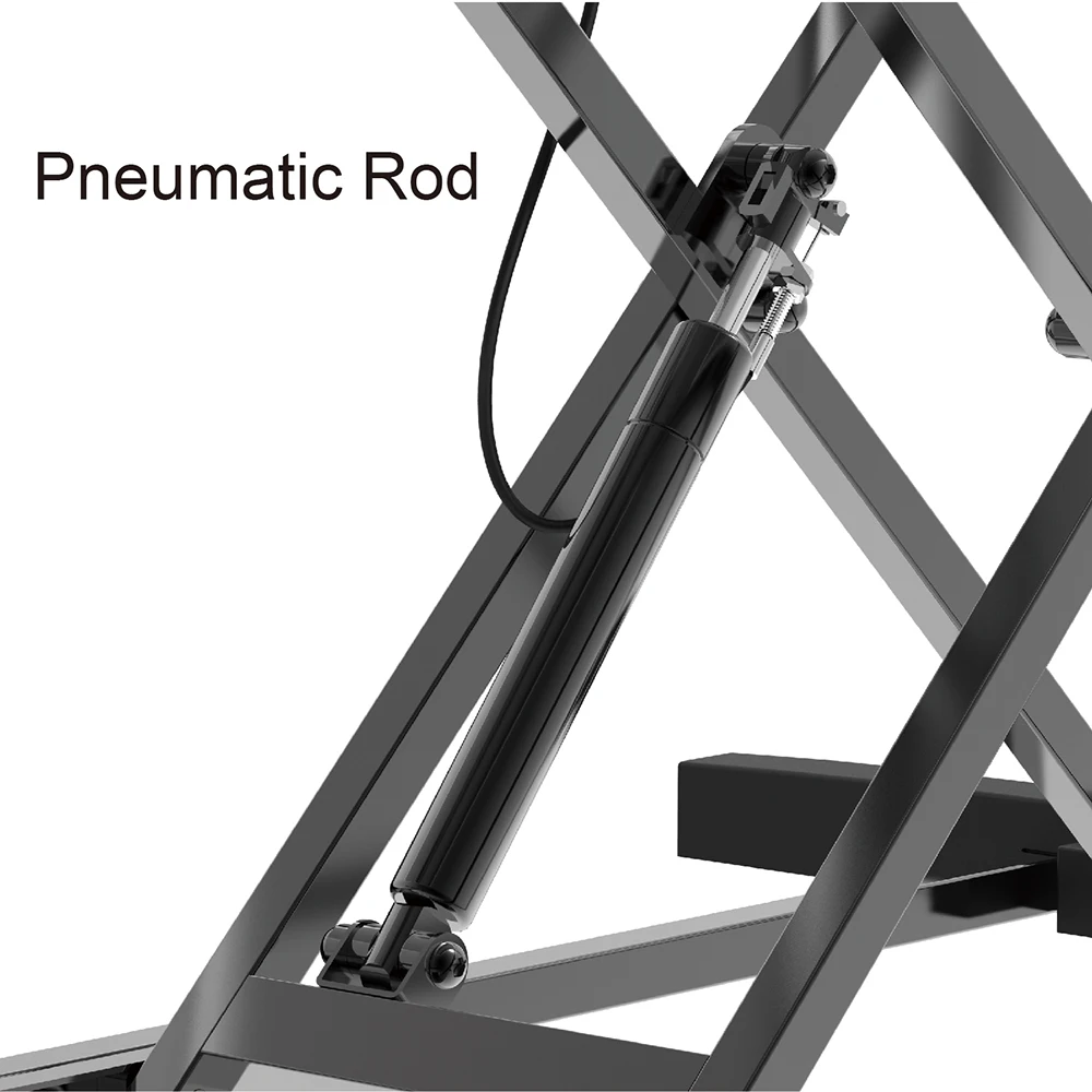 Charmount Modern Office Premium Sit To Standing Desk Convert Gas Spring Lift Sit Stand Desk