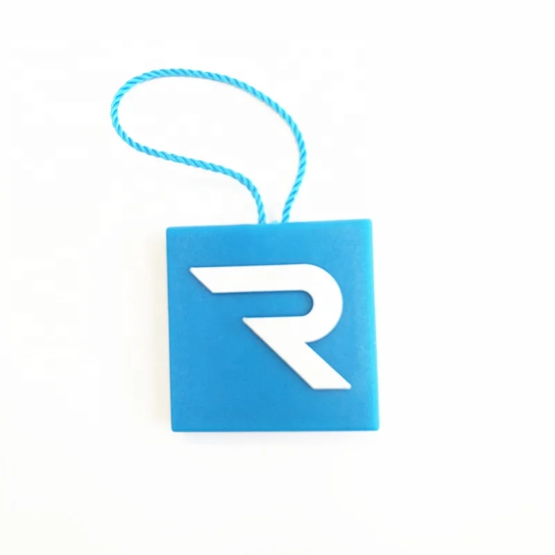 New Design Custom Embossed Brand Name Logo color Plastic Garment Swing Seal Tags with Nylon String for  shoes label  shoes tags
