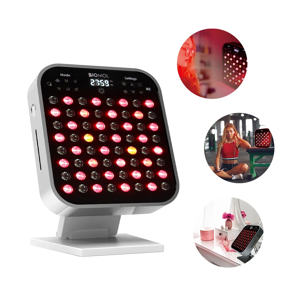 LIYA High End H320 Near Infrared Therapy Light Intelligent Voice Control Red Light Therapy Panel for Muscle Recovery