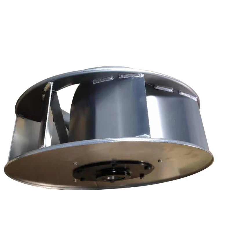 Aluminum alloy centrifugal fan impeller oil mist purification dust removal fan blade