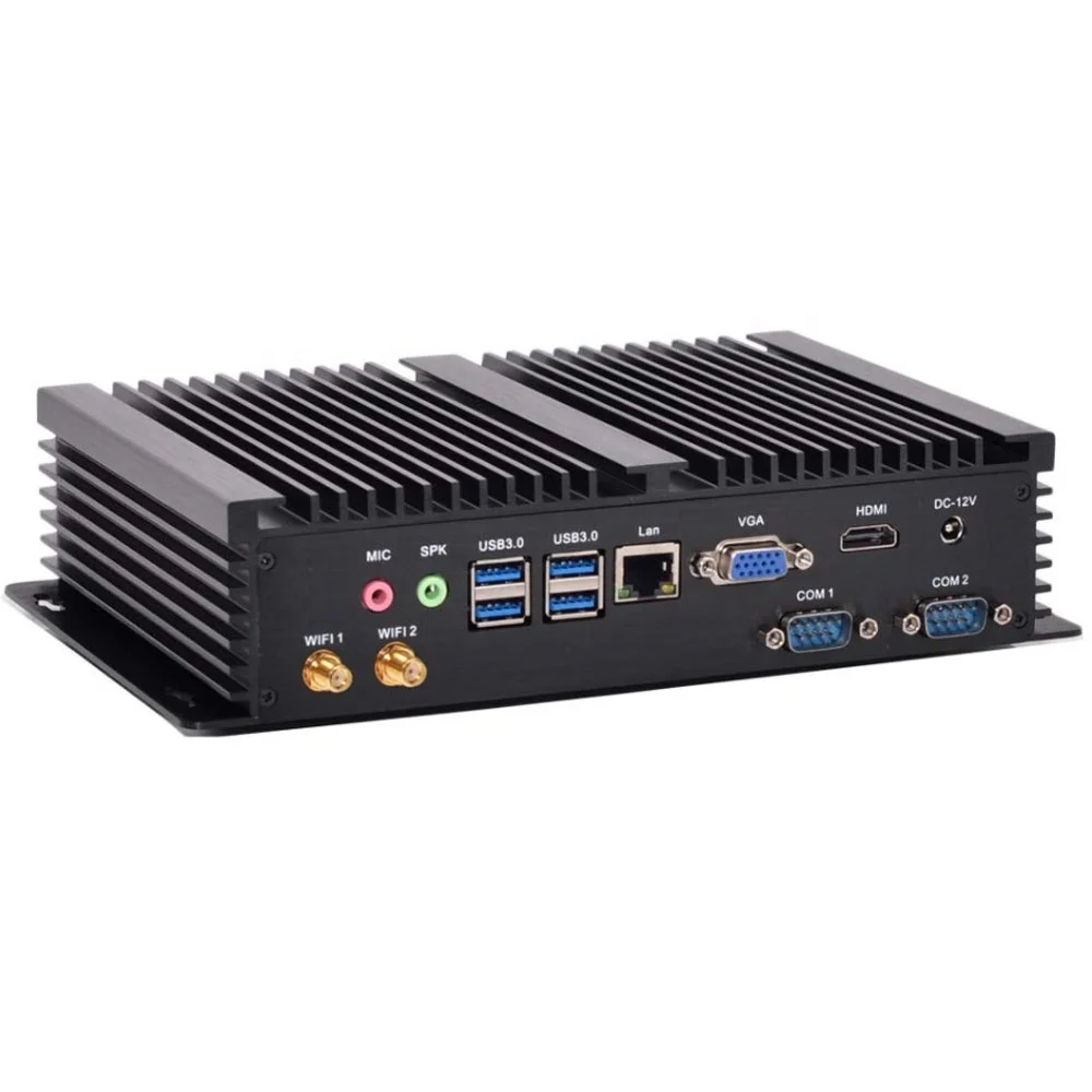 Mini PC Fanless RS232 RS485 CoRE I5 4+128GB Industrial MiniPC Desktop Computadoras Computer