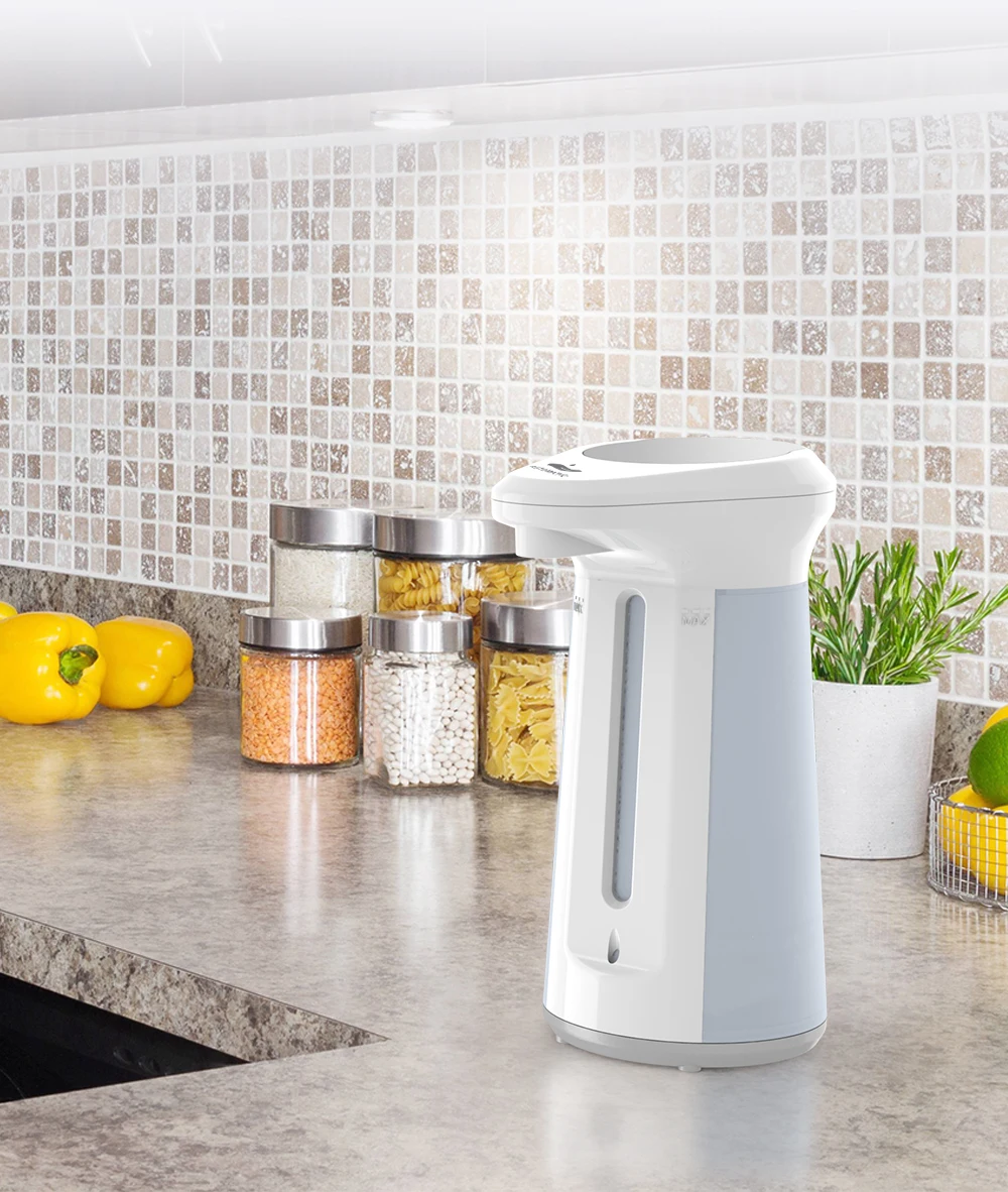  Touchless Wall Mounted Sensor Soap Dispenser Ir Automatic Motion Rechargeable Smart Stainless Steel Hotel 1 YEAR Graphic