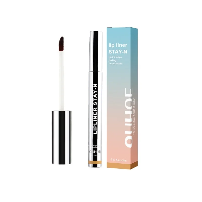 Peel Off Lip Liner Stain Plump Lip Lines Velvet Matte Lipstick Pen Waterproof Light Easy To Makeup Lip Pencils