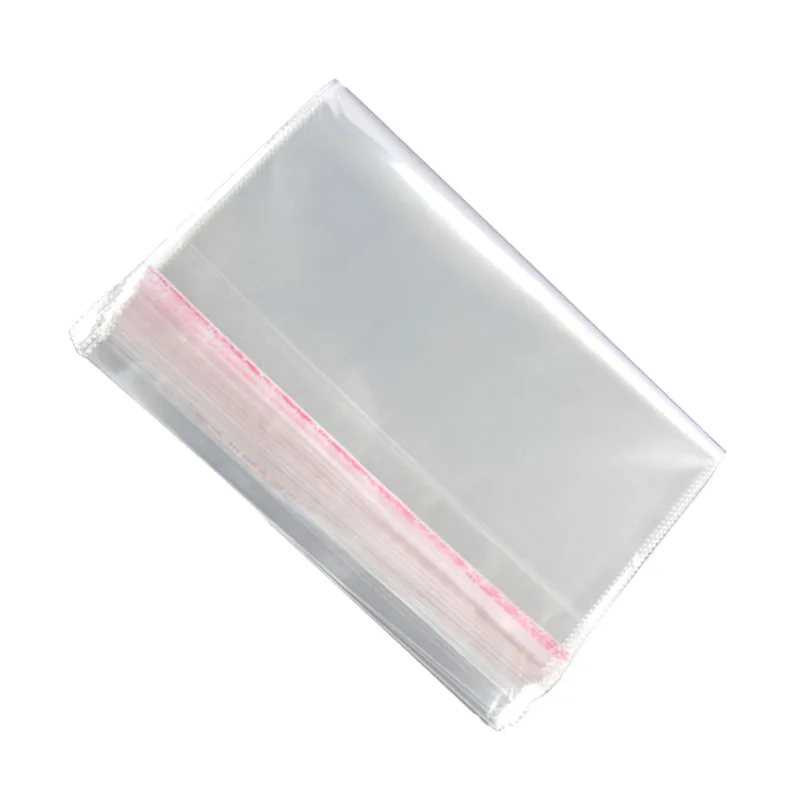 Factory Price Transparent Clothing  Custom Packaging Plastic Cellophane Opp Bag Printing With Self Adhesive