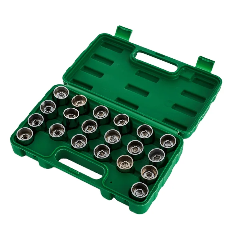 Factory direct sale alloy steel car wheel anti-theft screw sleeve tool anti-theft key wheel lock key for bmw