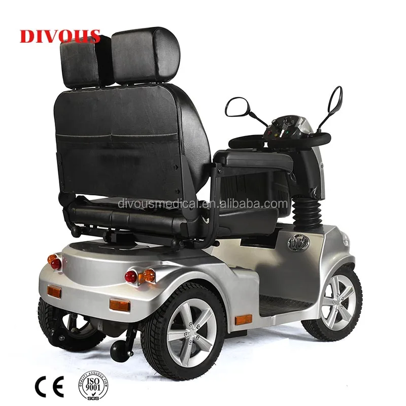 hot sell good quality premium 800 W power motor 2 seat electric car mobility  scooter for disabled and elderly travel