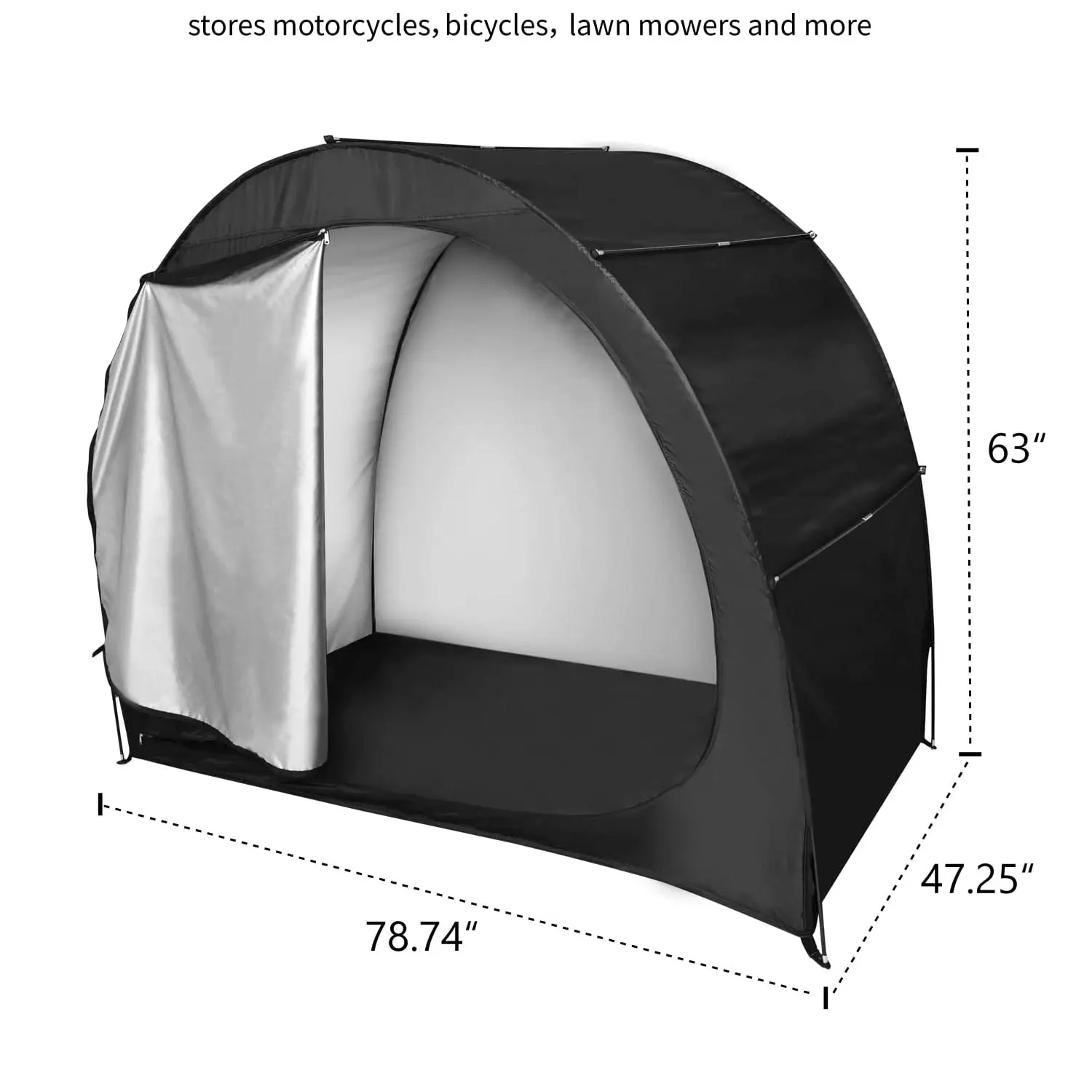 Заводская поставка уличная велосипедная накладка палатка Водонепроницаемая газонокосилка садовые инструменты палатка для хранения на заднем дворе