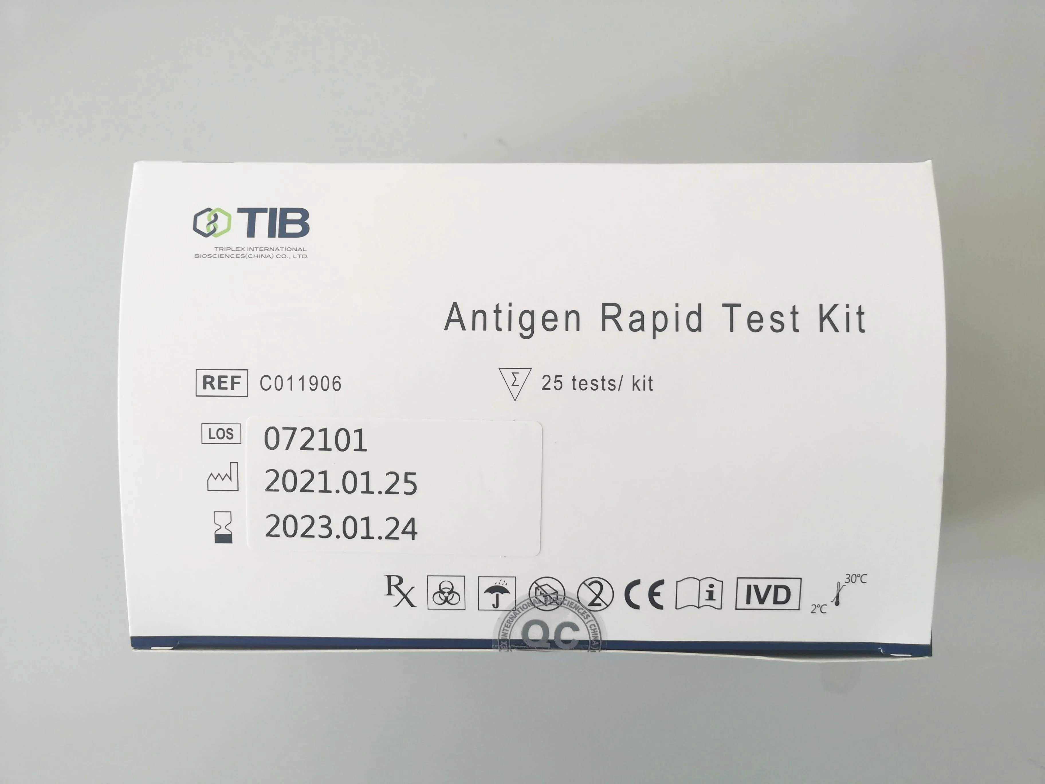 wholesale 25 tests/kit Home Selftest Nasal Saliva swab antigen rapid test kit