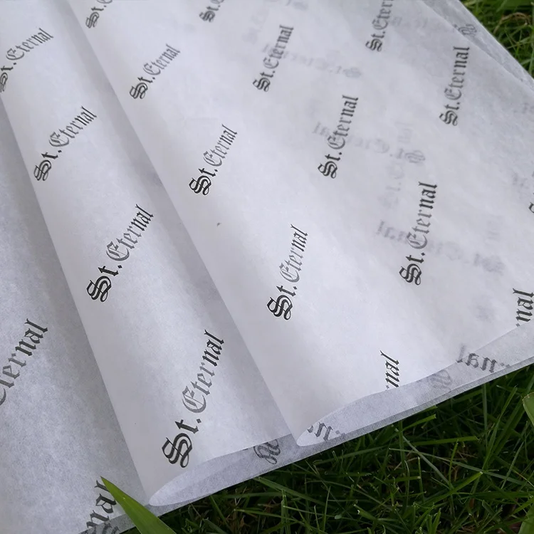 Eco-friendly Customized Packing Labels Sheet Printed Colored Logo Christmas Gifts Wrapping Tissue Papers