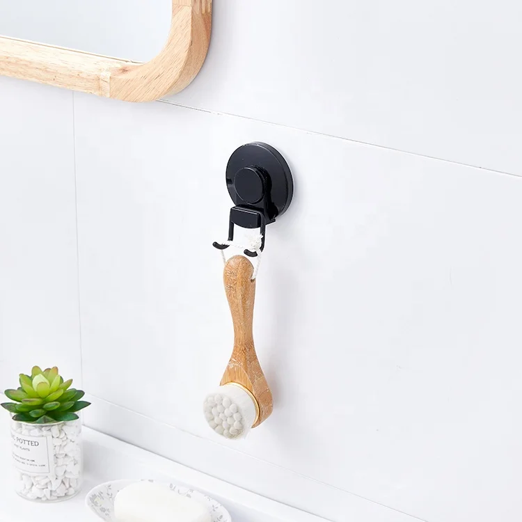 Removable Drill-free Suction Hook Bathroom Kitchen Rack With Strong Suction Cup Hanging Holder Hooks for Towel Hat Bag Clothes