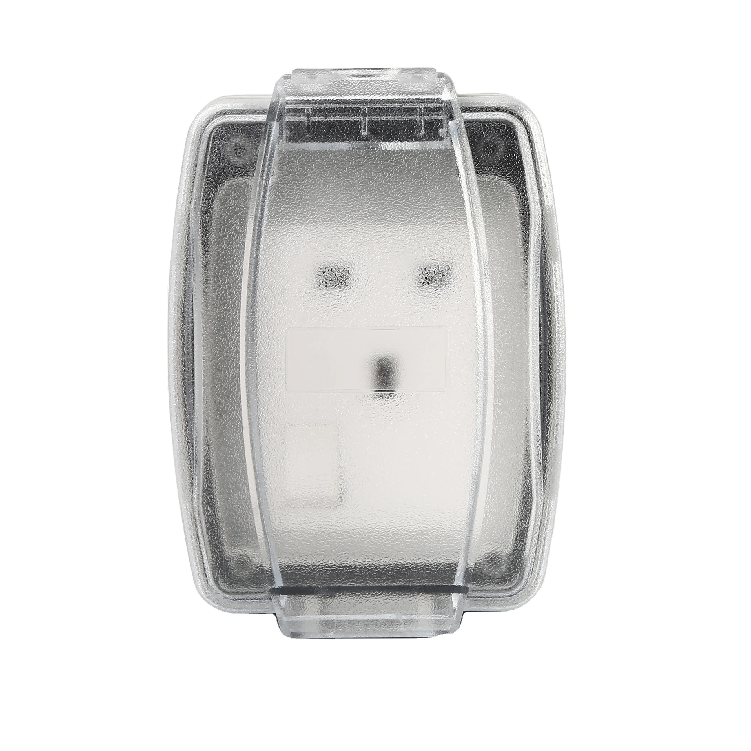 IP66 Electrical European 13A Switch Socket Wall Outlet Cover Transparent Waterproof UK Wall Socket Switch  HT-TC318T