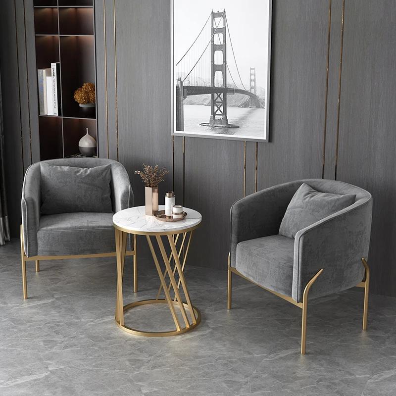 Office Cheap Single Reflexology Sofa Chair With Footrest