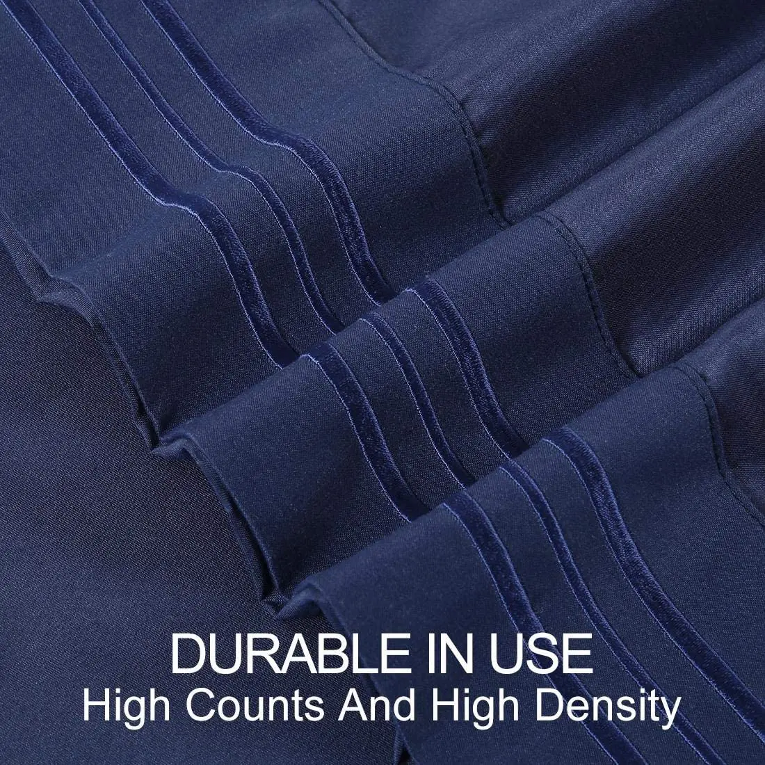 Super Soft 1800 Thread Count 100% Microfiber Embroidery Sheets with Deep Pocket