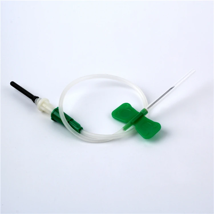 Soft use disposable with vacuum blood collection butterfly needle