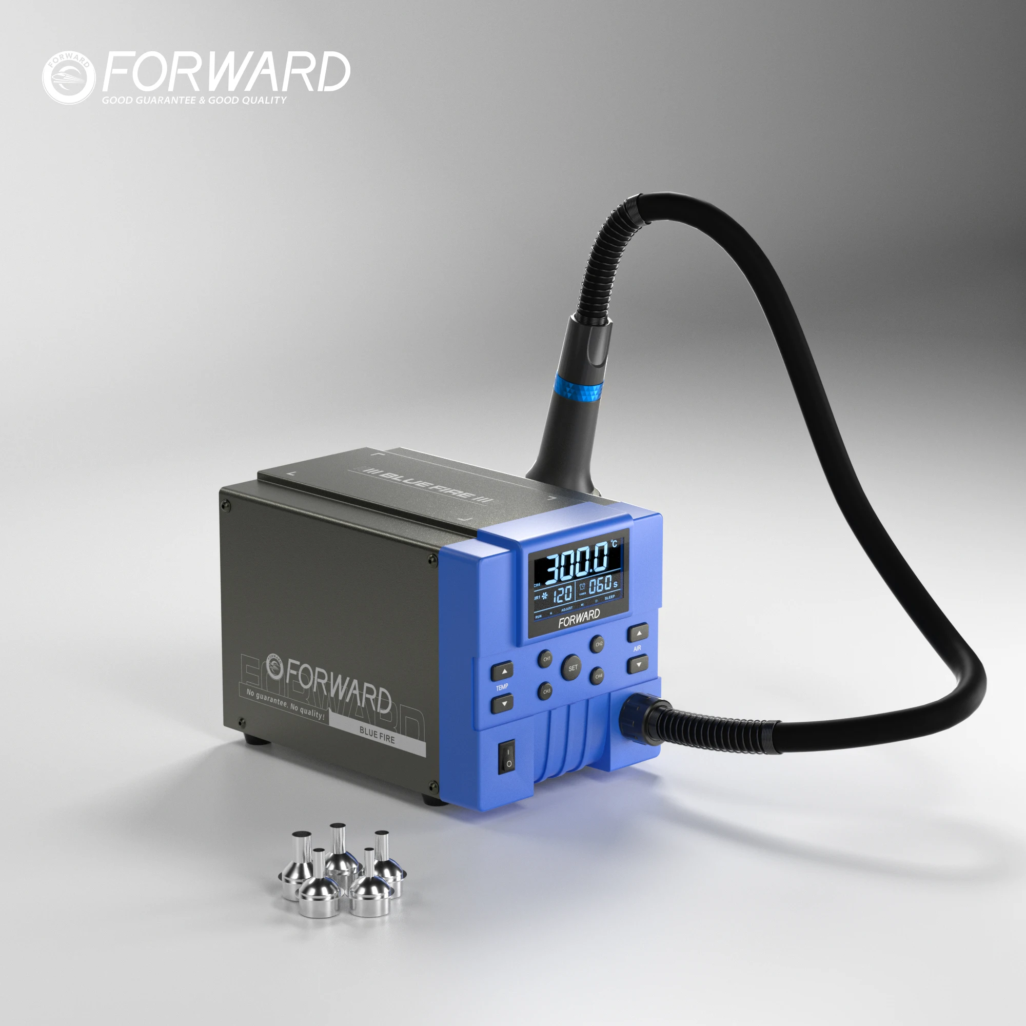 FORWARD Good Quality Ultra-low resistance nozzle Hot Air Gun Rework Welding Station