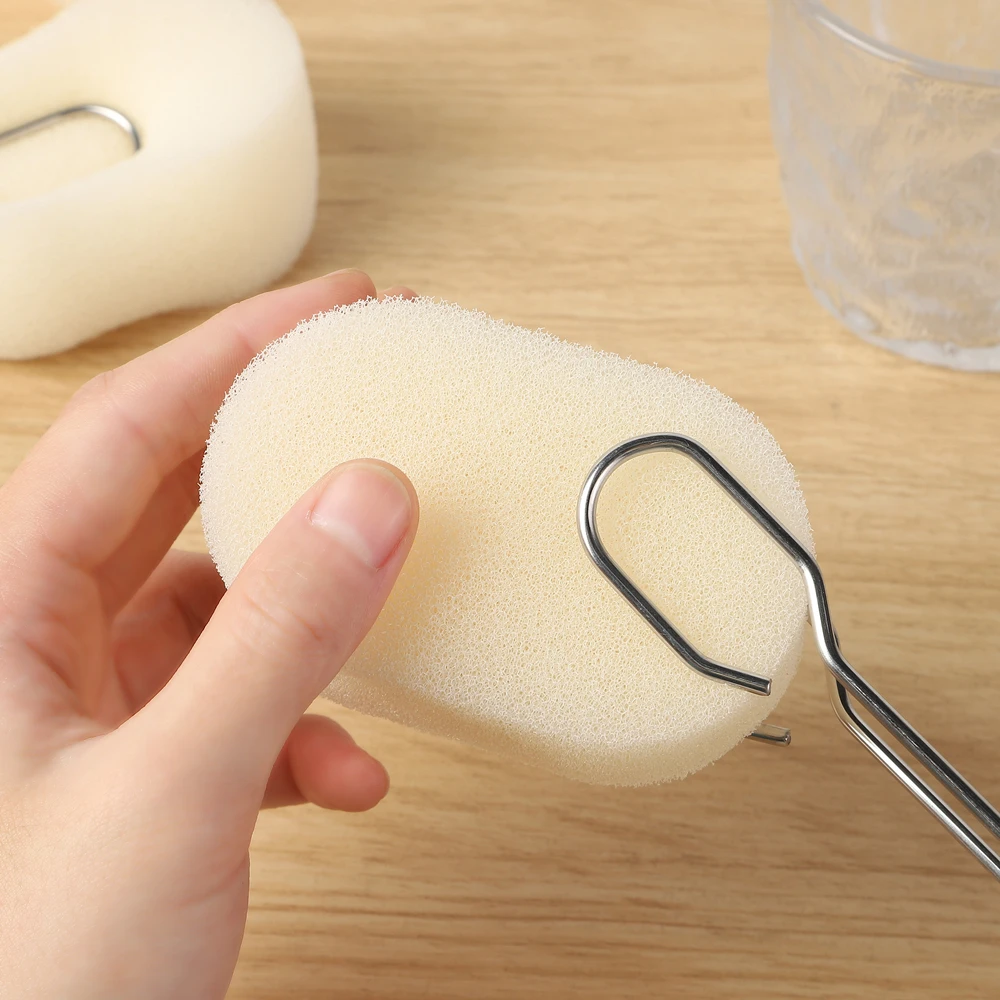 Replaceable Brush Baby Water Bottle Cup Washing Sponge Brush Long Handle Bottle Sponge Cleaning Brush