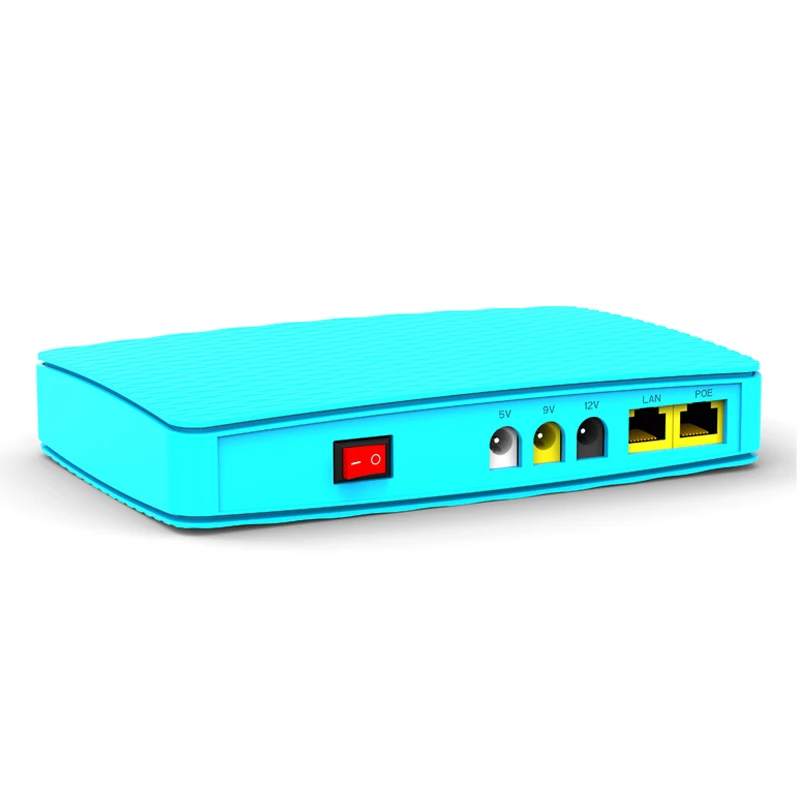 Микро DC UPS 18 Вт 8000 мАч роутеры poe wifi ups аккумулятор резервный источник