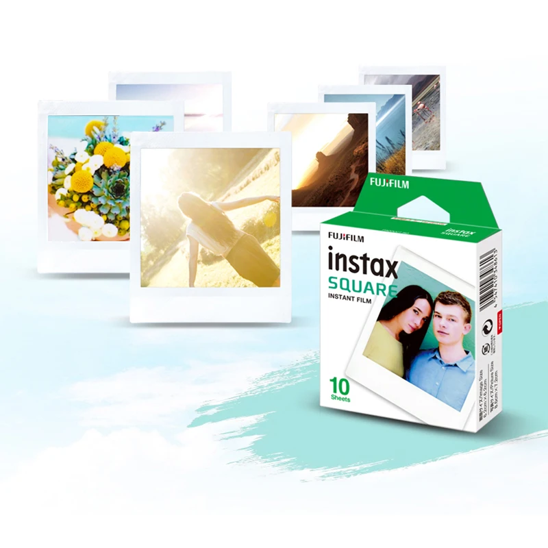
Fujifilm Instax квадратная мгновенная фотография 10 экспозиций для использования с Fujifilm instax квадратная мгновенная камера 