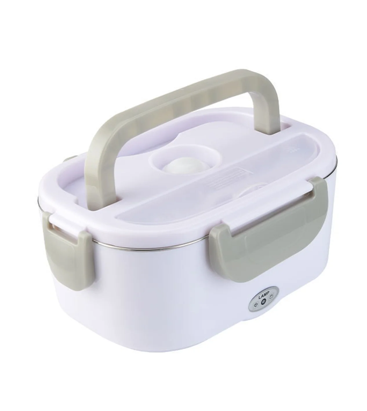 12v/24v/110v/220v Portable Food Warmer Electric Lunchbox Square Kitchen Food Storage Electrica Heating Thermal Stainless Steel