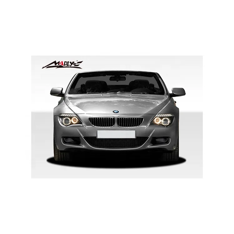 Madly FRP E63 M6 body kits for BMW 6 Series E64 M6 Look body kit including Front Bumper Rear Bumper Side Skirts 2004-2010 Year