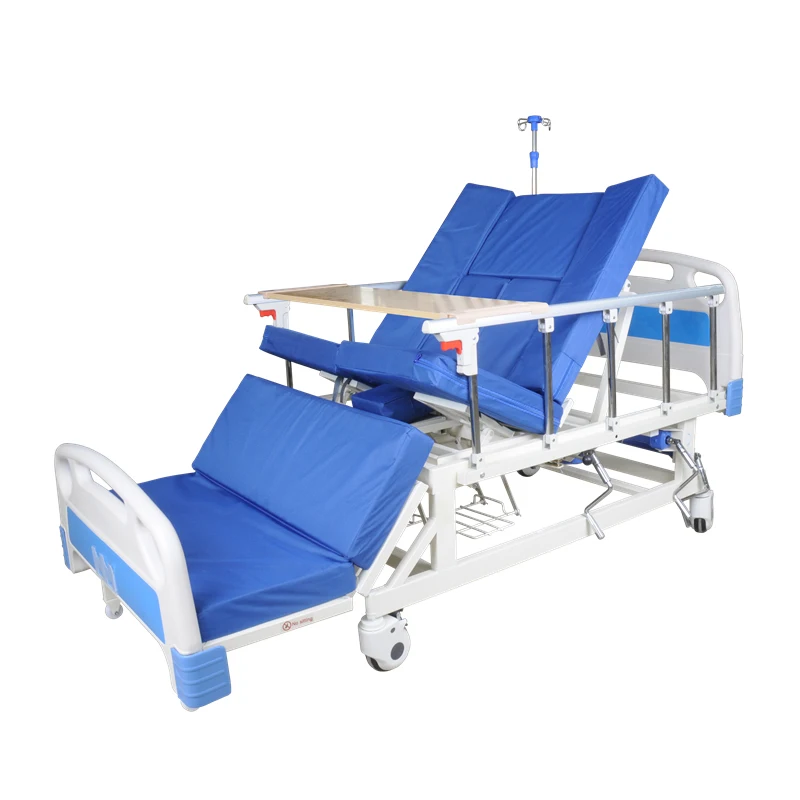 Good Price Hospital equipment Patient Care  Manual Clinic Use Nursing Bed With Toilet