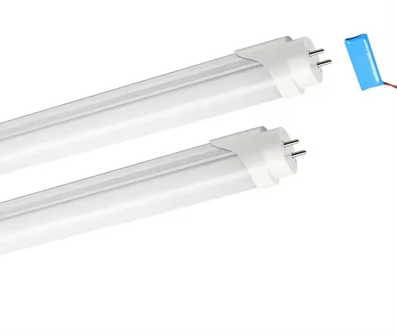 Rechargeable T8 Linear Battern Tube Light With Internal Battery 36W 22W 18W Emergency LED Tube