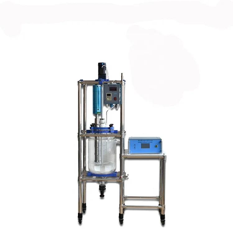 High Pressure Industrial Level Emulsification Equipment Mixing Tank With Agitator Ultrasonic Sonicator Mixing Of Liquids