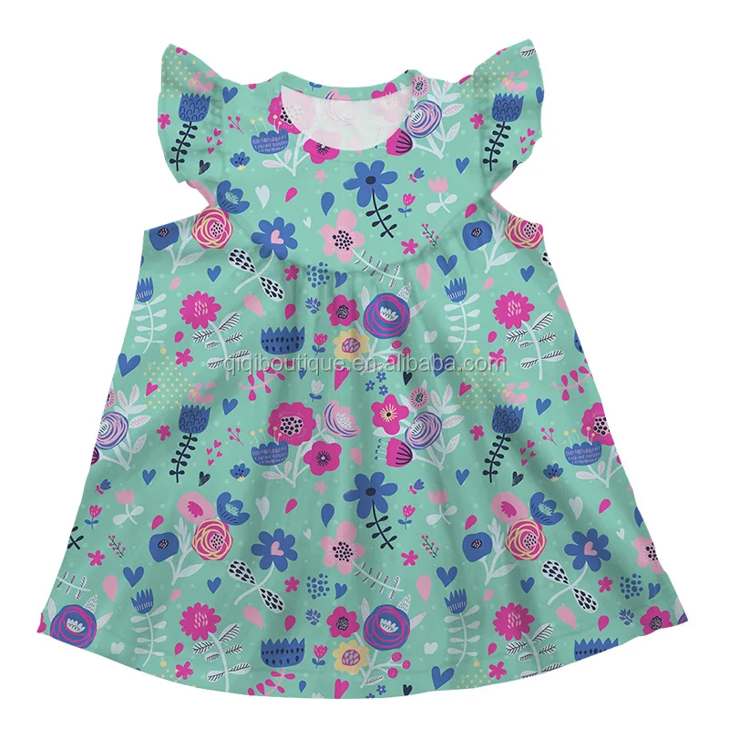 
Wholesale high quality children girl clothing 5 years old boutique kids clothes girl dress 