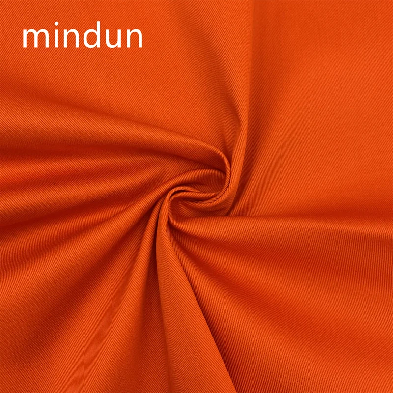 Factory Supply 230gsm Plain Dyed Polyester Cotton TC CVC 60/40 Drill Fabric For Pants Work Wear